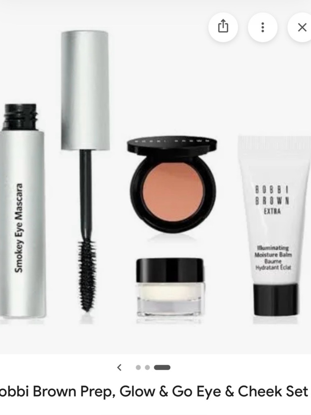 Bobbi Brown Prep, Glow & Go Eye & Cheek Set NIB